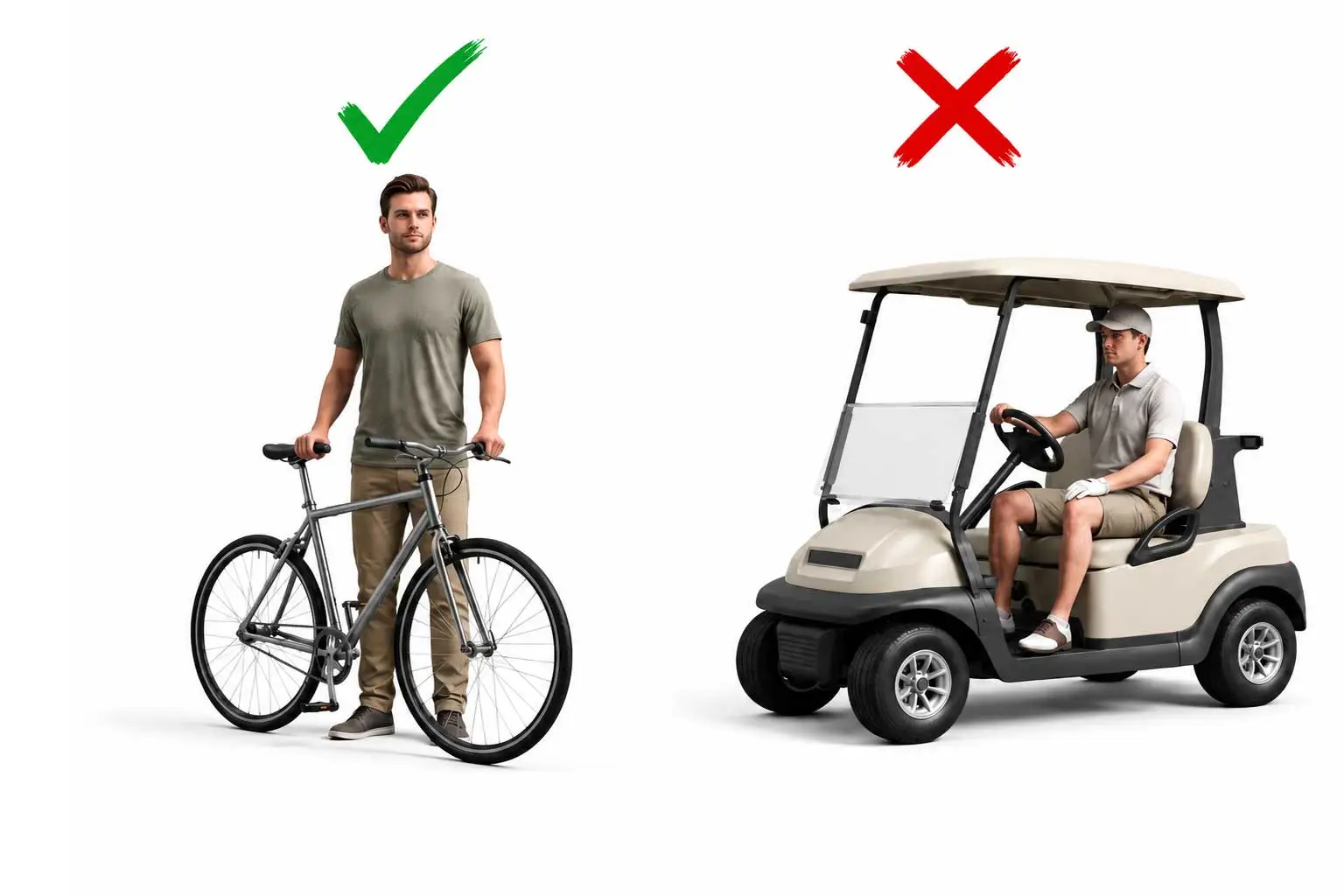 Cars and larger vehicles aren't supported yet